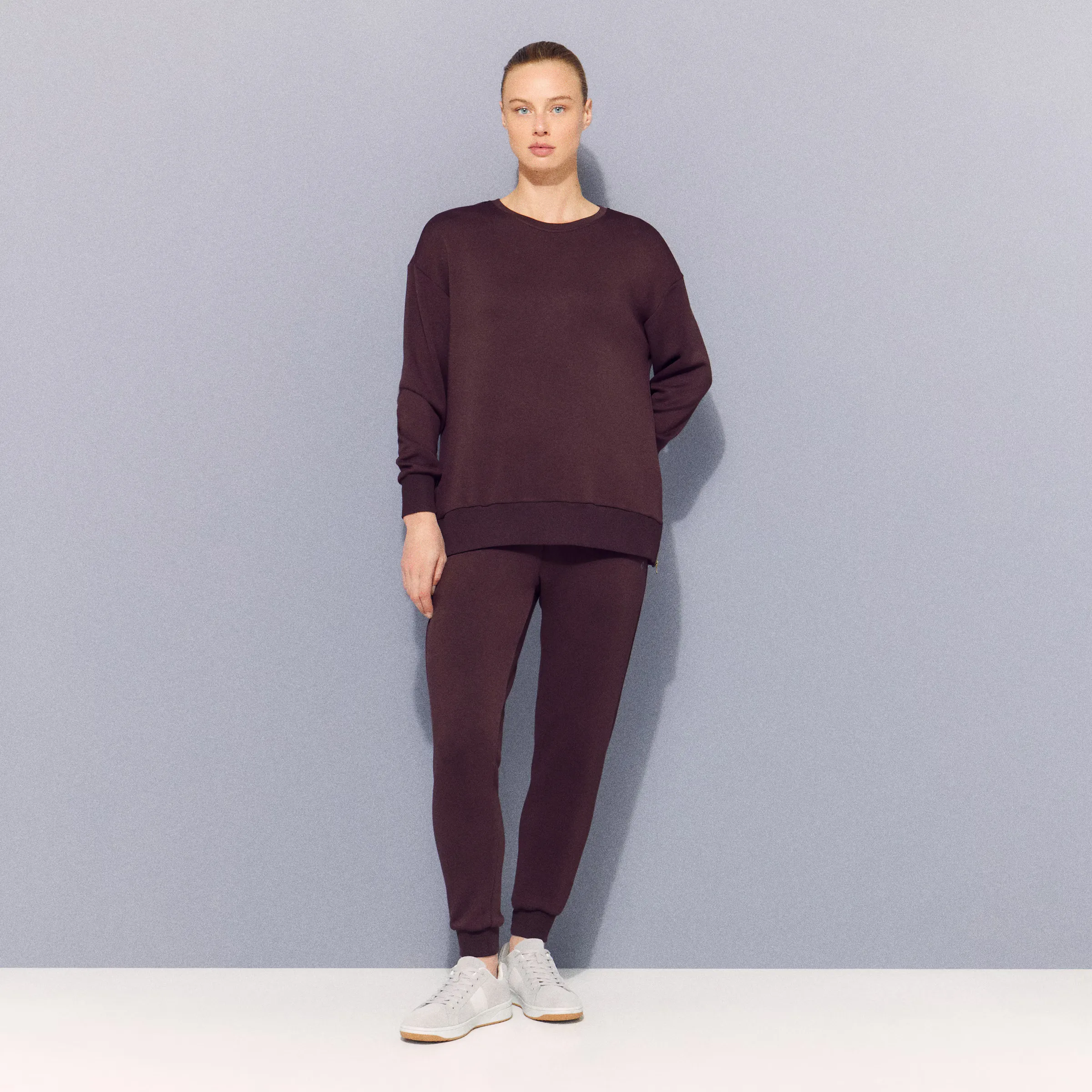 

Длинные брюки с манжетами из вискозы для женщин Sportcasual Boomerang, коричневый
