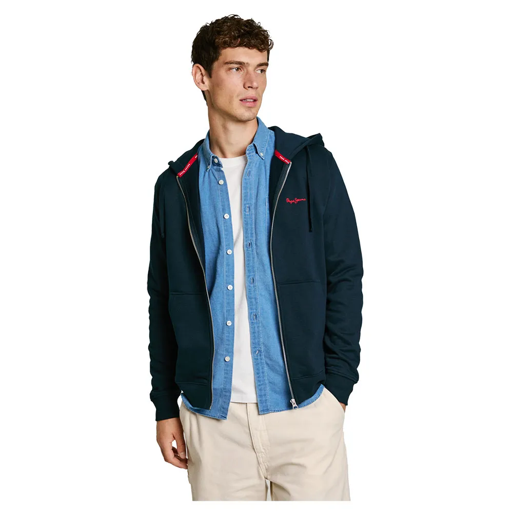 

Толстовка Pepe Jeans New Joe full zip, синий
