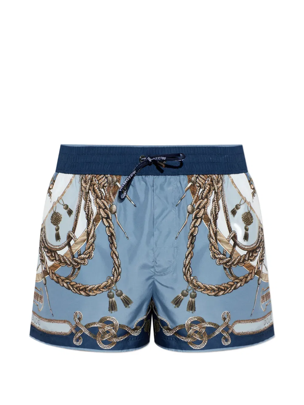 Плавки с принтом в виде веревки Dolce & Gabbana, синий