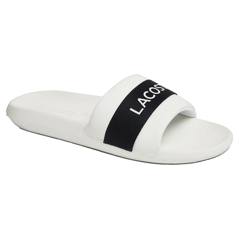 

Шлепанцы Lacoste Croco Textile Logo, белый