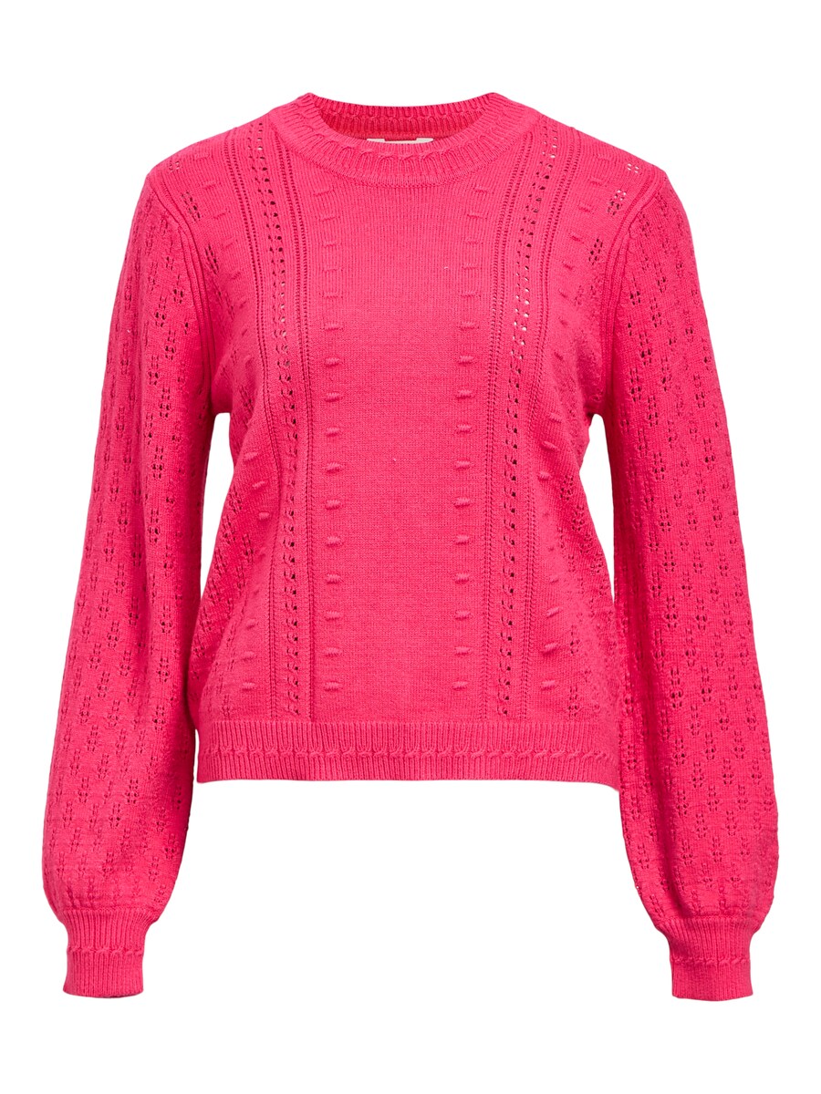 

Тонкий вязаный свитер OBJECT Sweater OBJInge, цвет pitaya