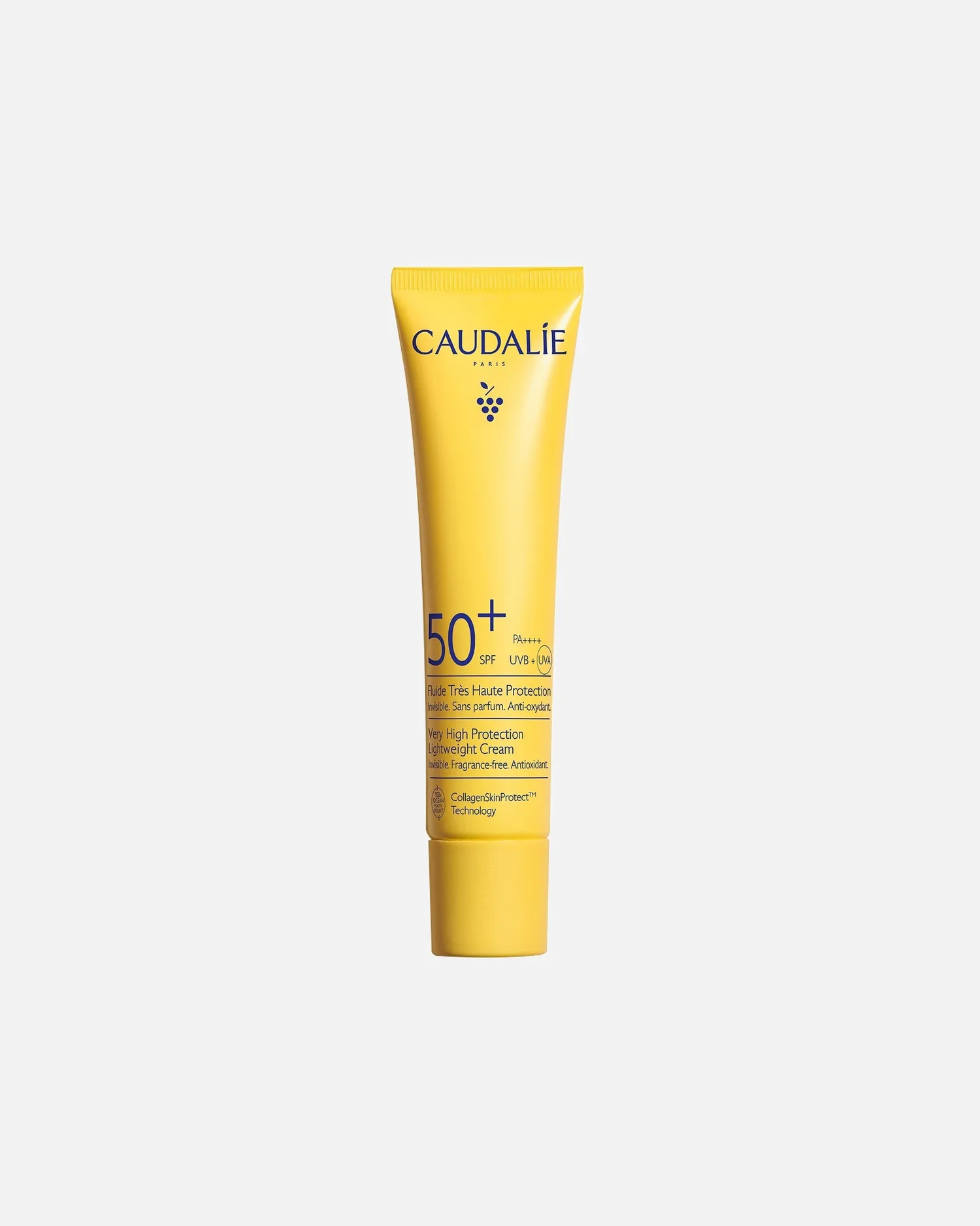 Солнцезащитный крем Vinosun Protect Fluid, очень высокая степень защиты SPF 50+. Caudalie, 40 мл