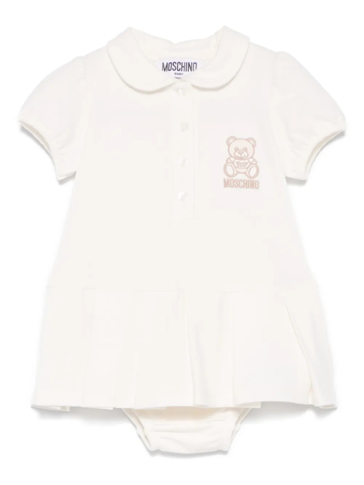 

Moschino Kids комплект Teddy Bear с платьем, белый