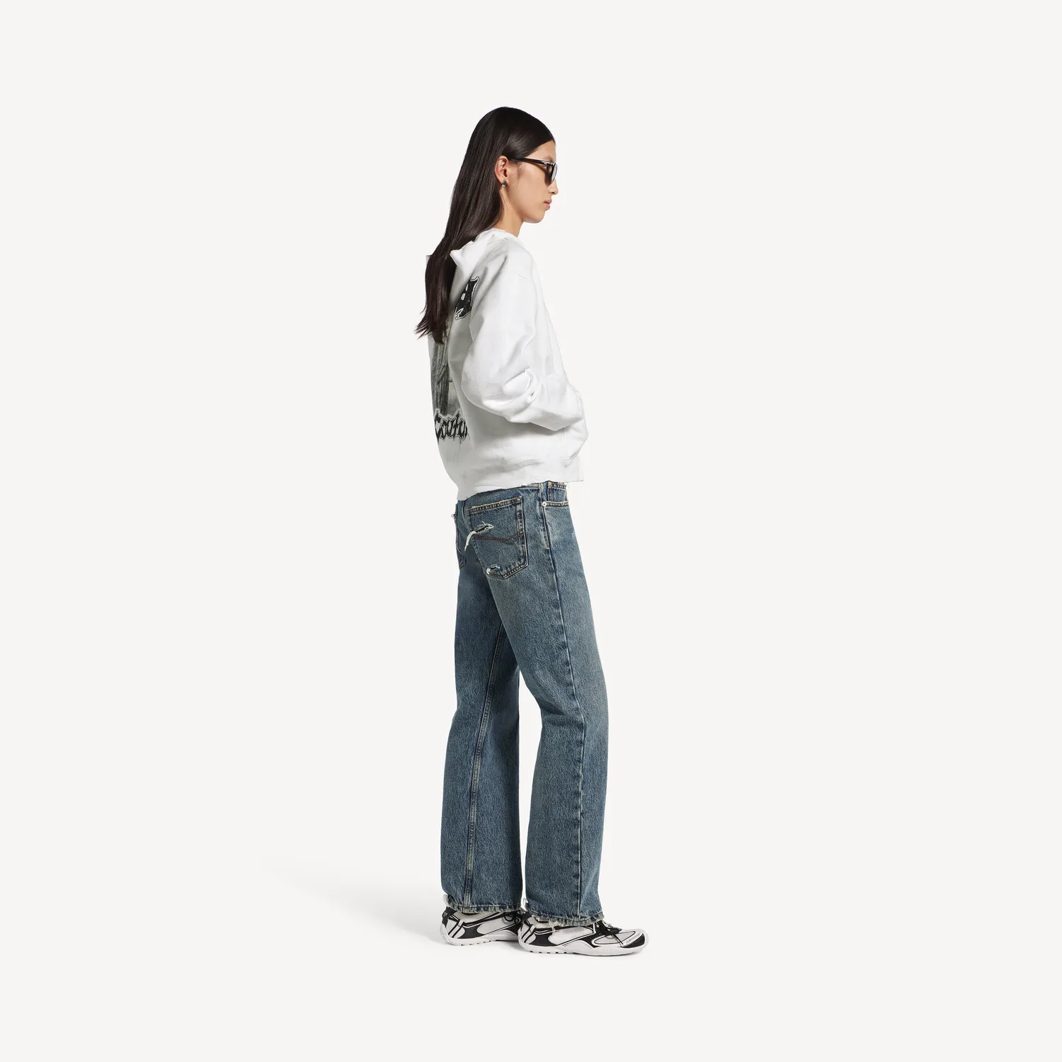 Толстовка Salon De Couture Regular Fit Zip-up, белый — фото 3