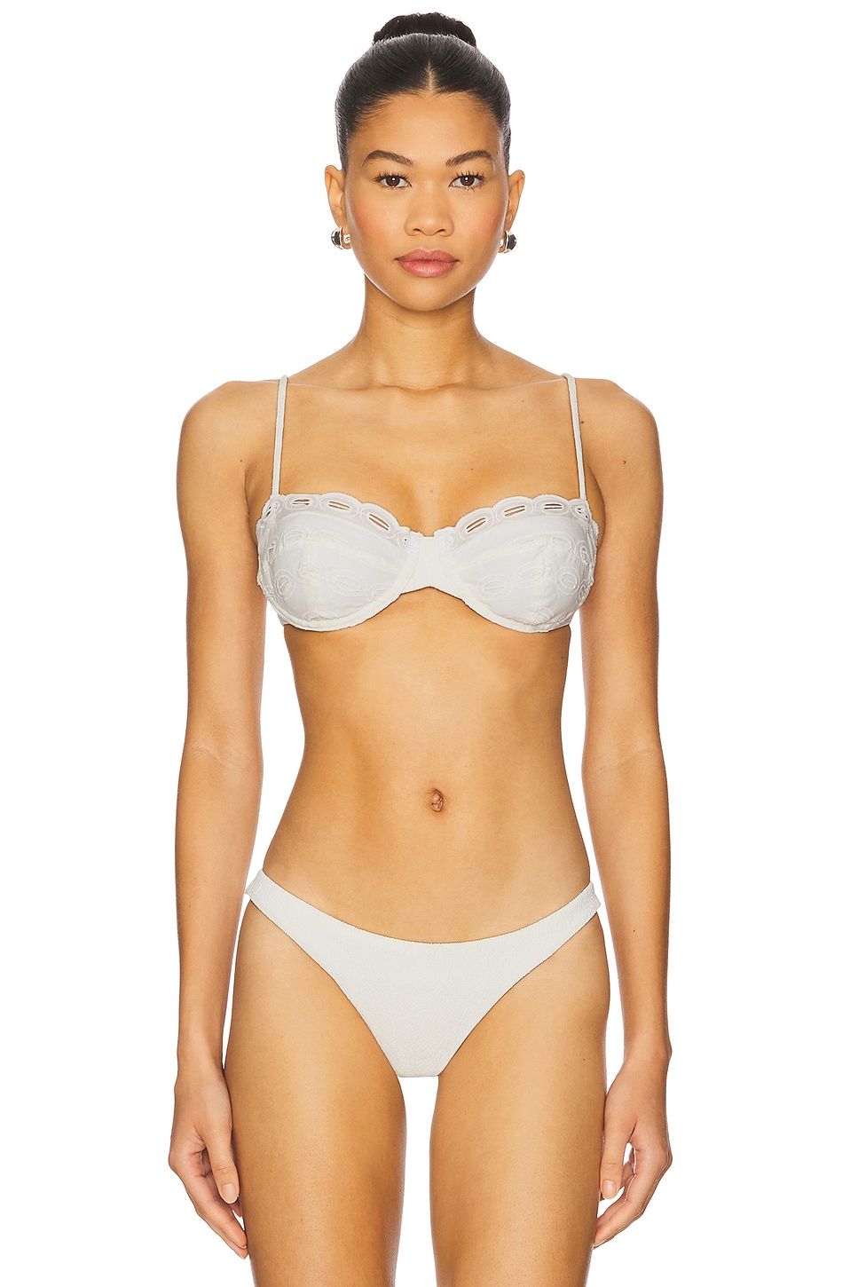 

Бикини верх Naya Nissi от Vix Swimwear, firenze white & eyelet