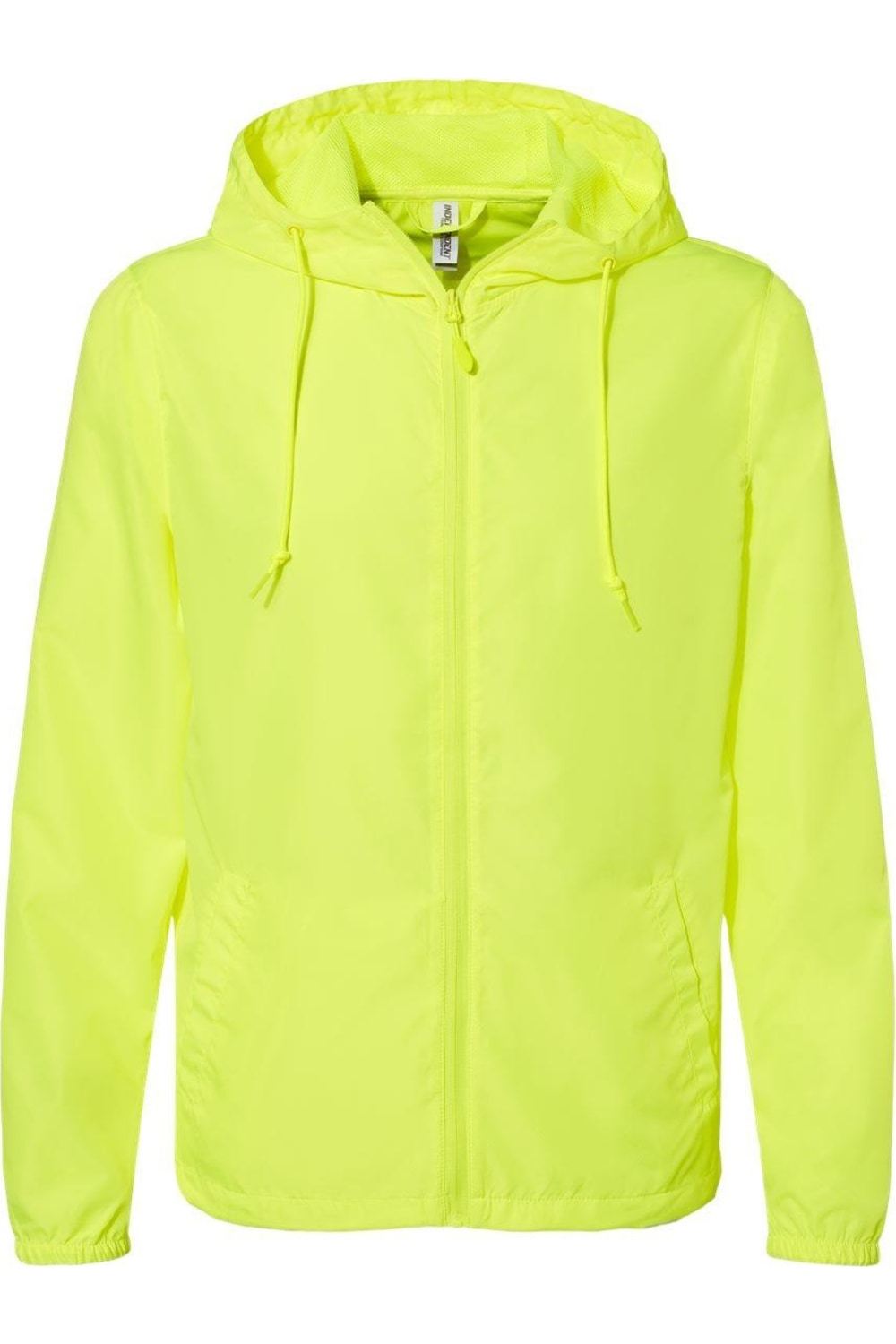 

Independent Trading Co. Легкая ветровка с застежкой-молнией, цвет safety yellow, Желтый, Independent Trading Co. Легкая ветровка с застежкой-молнией, цвет safety yellow