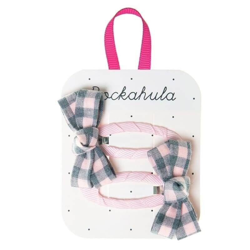 

Rockahula Kids — 2 зажима-бантика Annie Check Twisty Bow