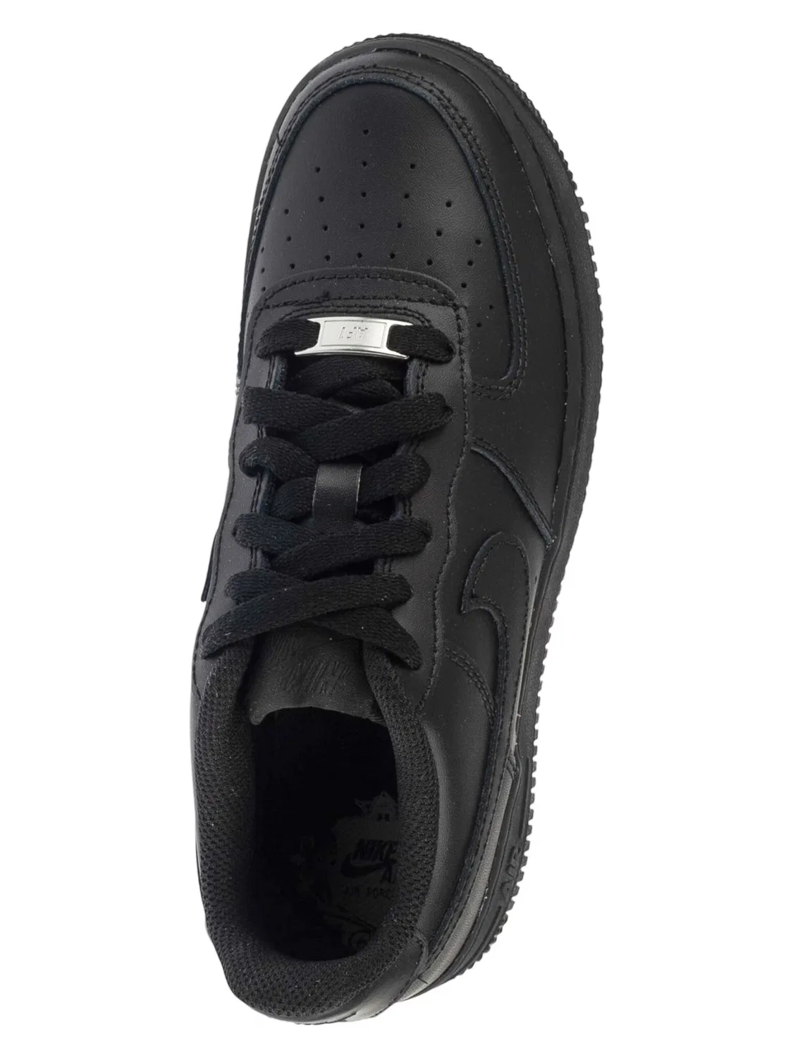 Кроссовки Nike Air Force 1 черного цвета — фото 4