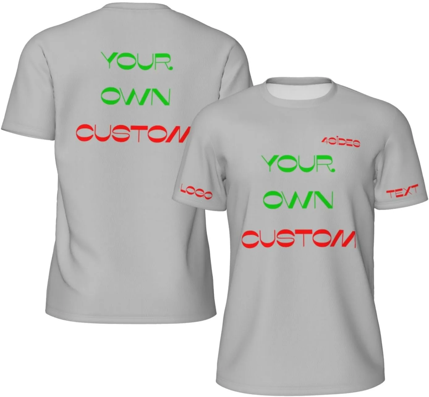 

Футболка Custom с принтом на 4 сторонах