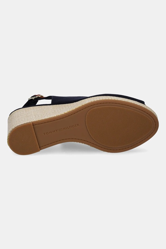 Сандалии Flag High Wedge Espadrille на ремешке Tommy Hilfiger, темно-синий — фото 4