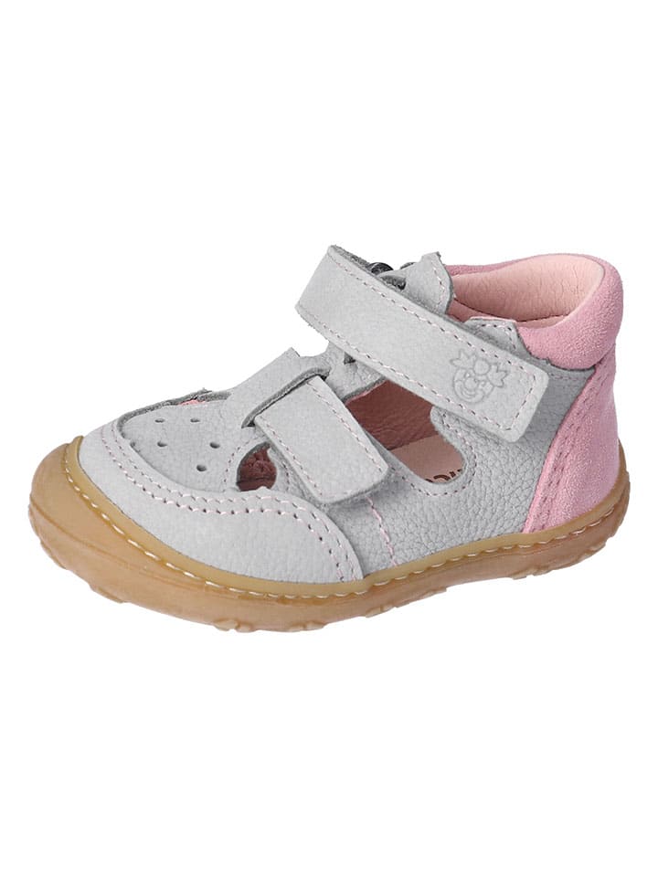 

PEPINO Кожаные полусандалии "Eni" в розово-сером цвете