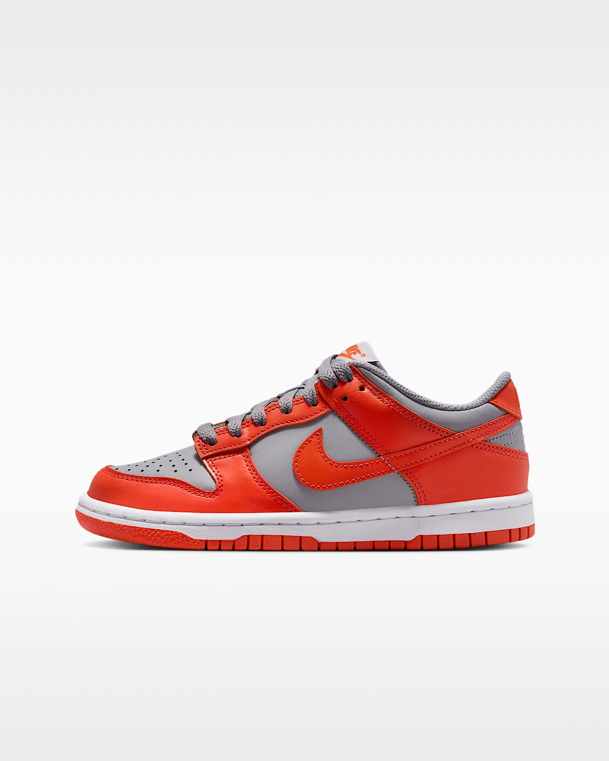 Кроссовки Nike Dunk Low для детей, Cement Grey/Team Orange/White/Team Orange