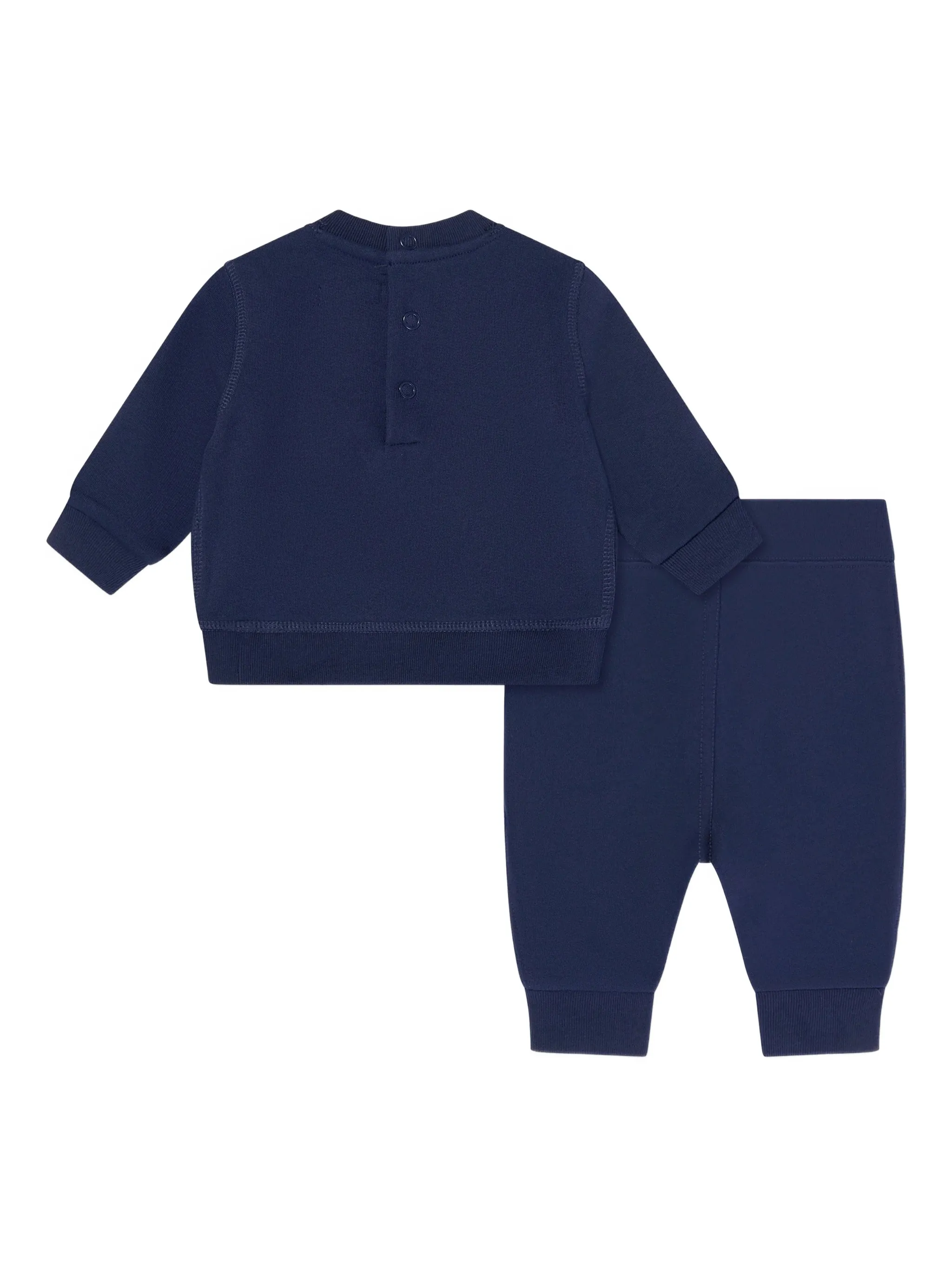 Спортивный костюм с вышивкой Polo Ralph Lauren Kids, синий — фото 2