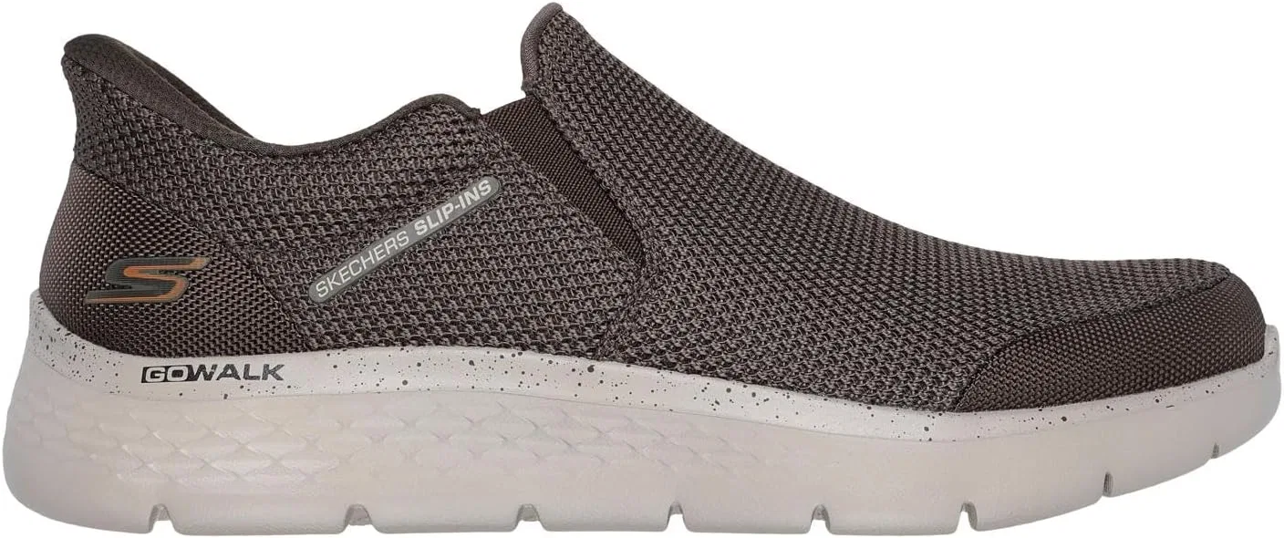 Мужские кроссовки Skechers Go Walk Flex Ojai, Khaki Textile — фото 4
