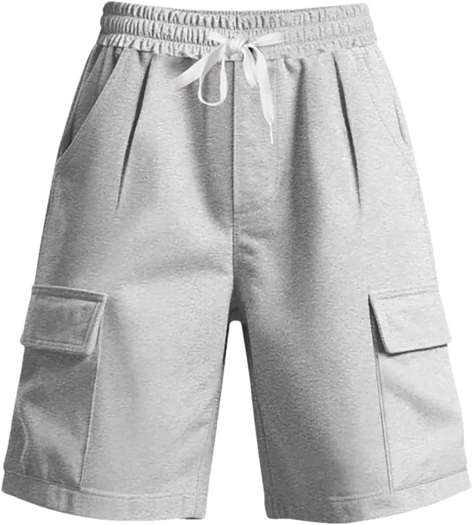 

Мужские спортивные шорты с эластичным поясом и карманами