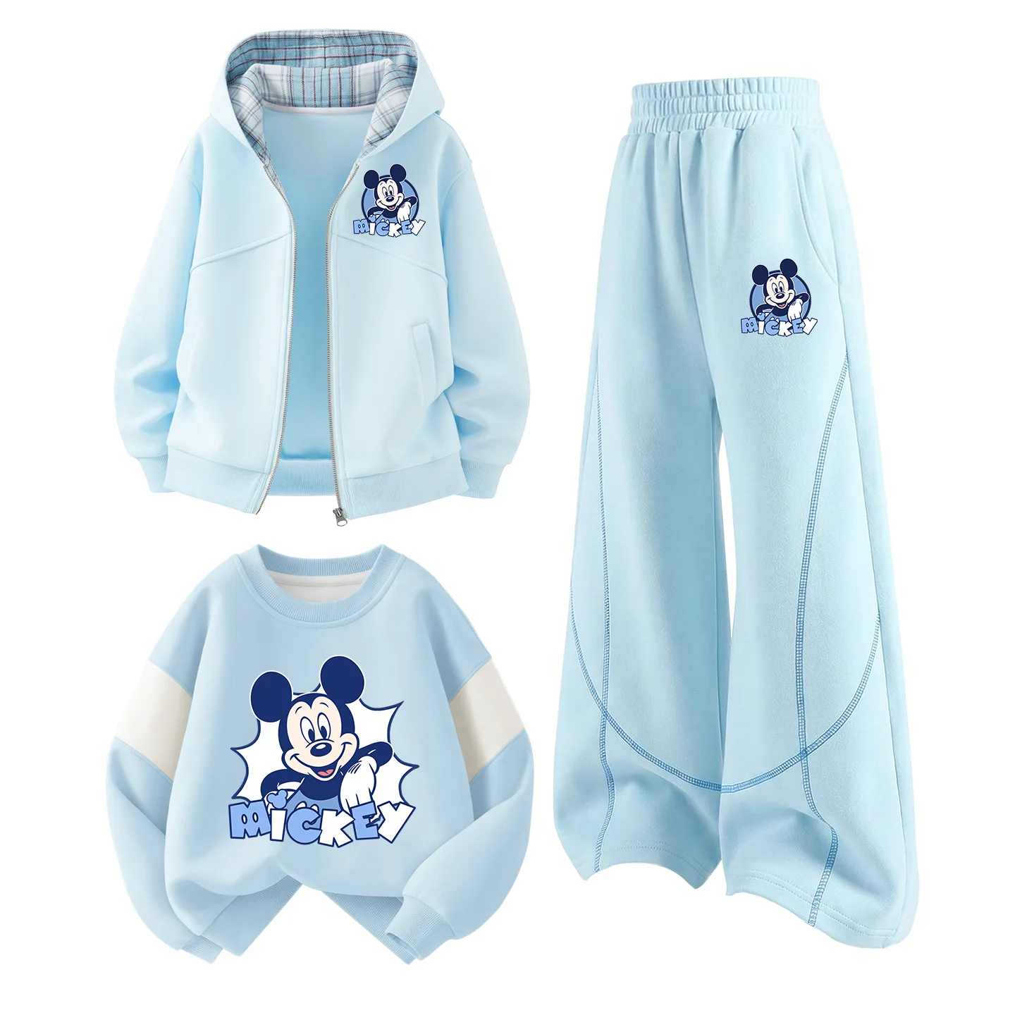 Детский спортивный комплект из 3 предметов Disney, Di Line K Pudding Blue+Di Line K Navy Blue+Di Line K Pudding Blue — фото 3