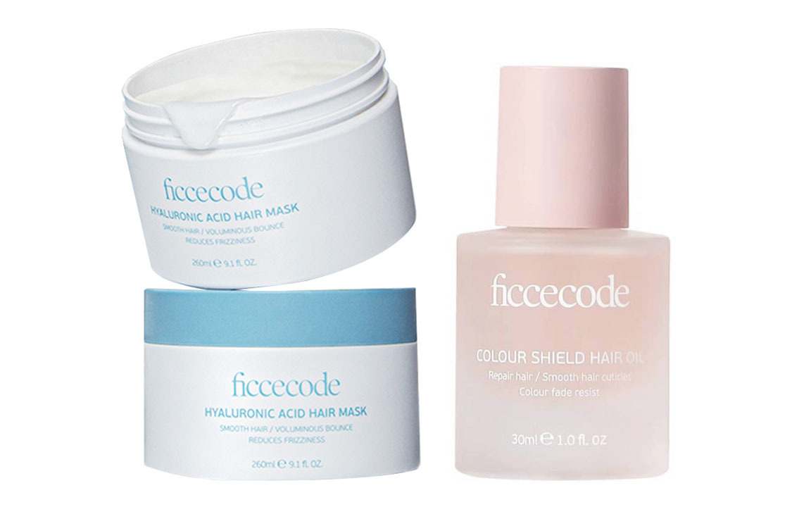 

Гиалуроновая маска для волос 2 60мл освежающая разглаживающая блестящая эфирные масла для ухода за волосами 30мл/80мл FicceCode