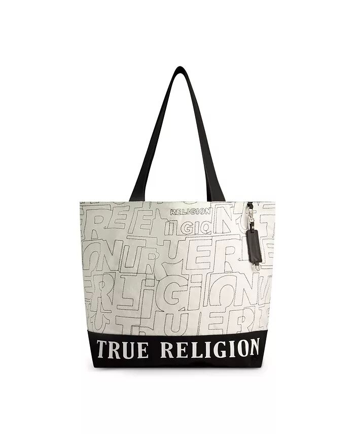 

БОЛЬШАЯ СУМКА С ВЫСТРОЧНЫМ ЛОГОТИПОМ True Religion, черный