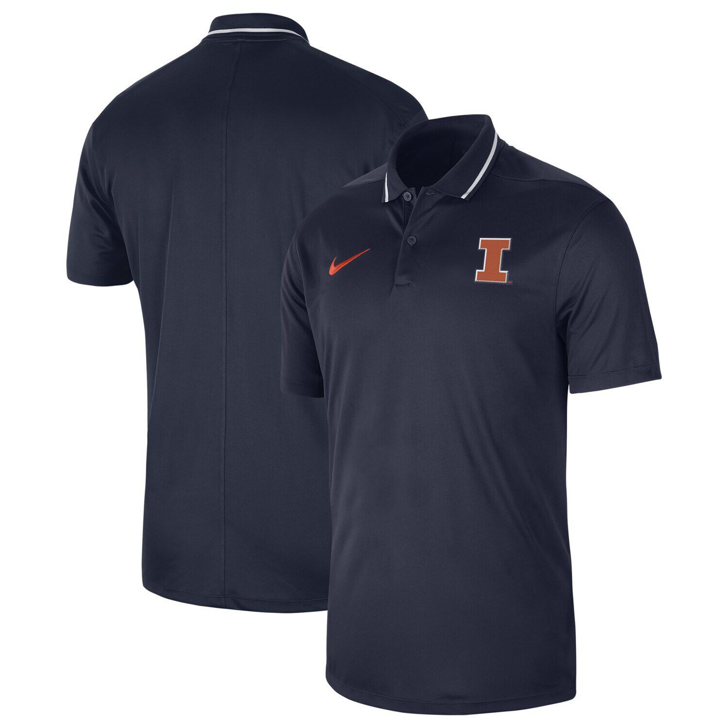 

Мужская мужская команда Navy Illinois Fighting Illini 2023 Sideline Coach Performance Polo Nike