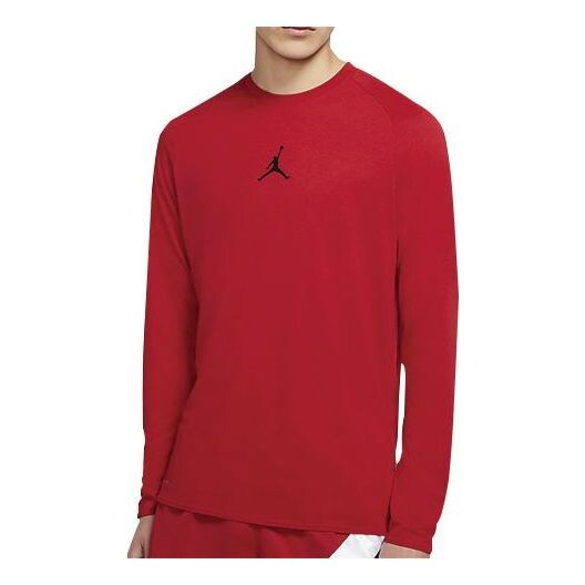 

Футболка alpha dri fit back print длинные рукава Air Jordan, красный