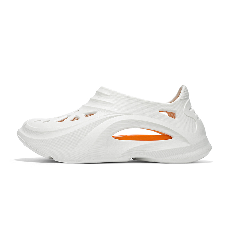 

OUBT Клоги мужские бело-оранжевые, цвет White Orange