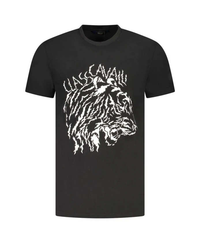 

Футболка с изображением головы тигра Cavalli Class, черный