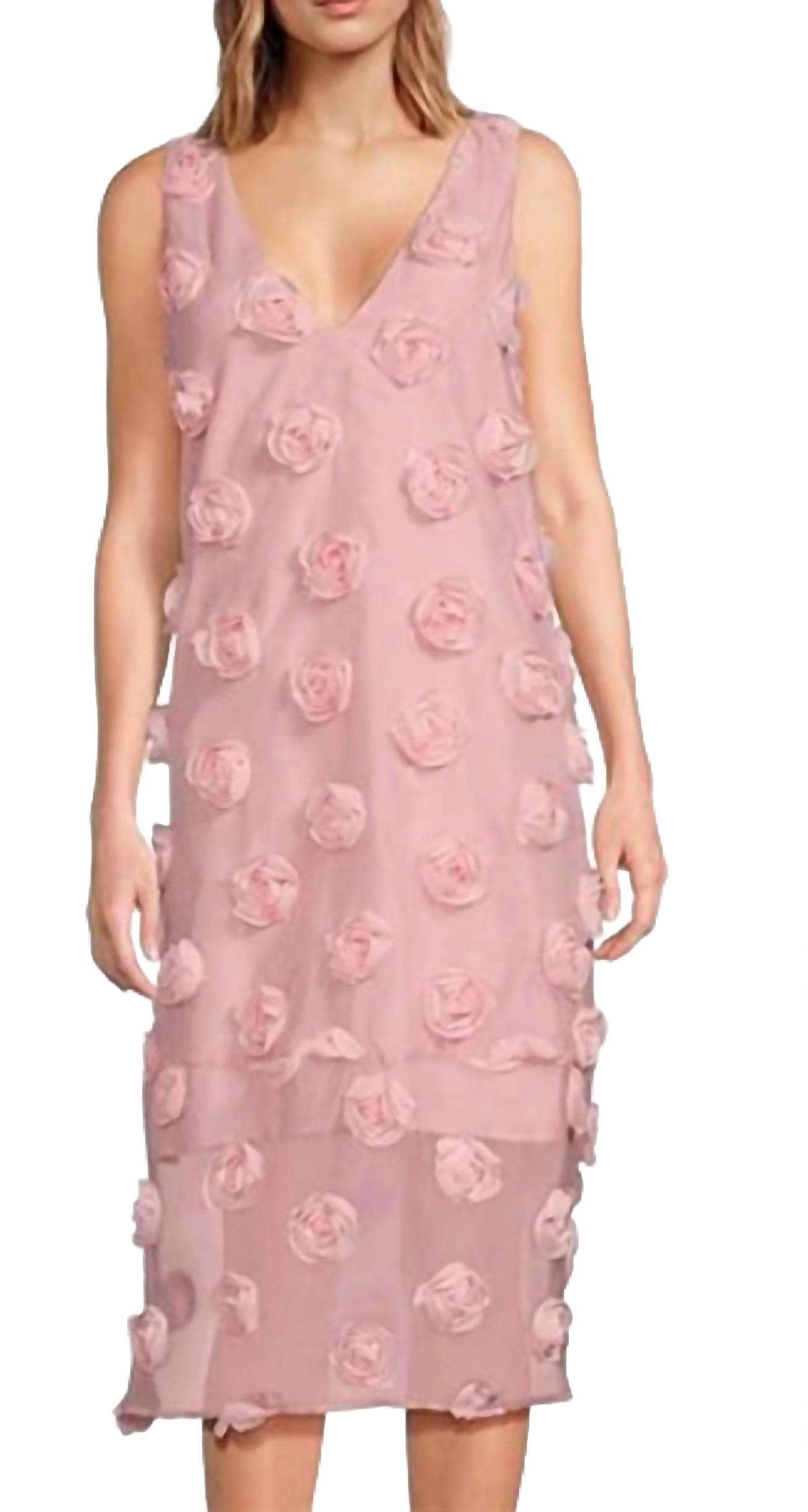 

Квинн Платье Розовое Роза COREY LYNN CALTER