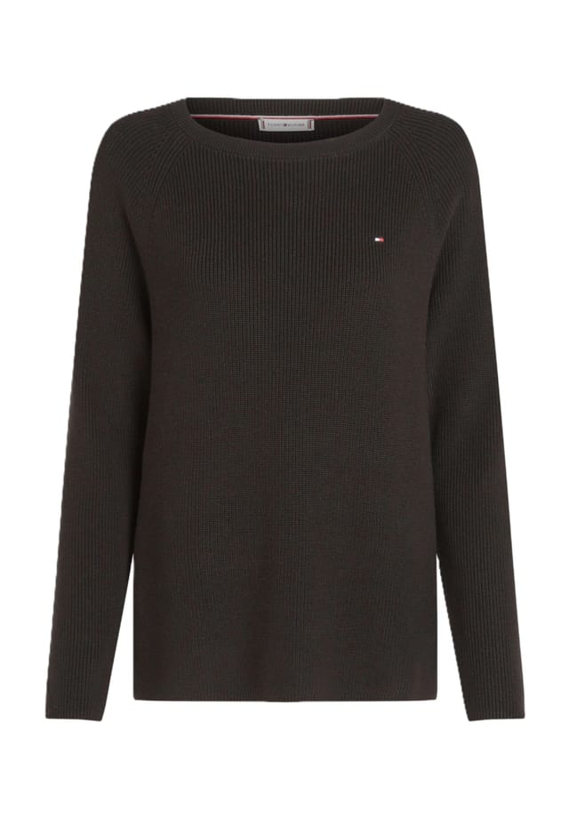 

Хлопковый свитер Tommy Hilfiger, черный