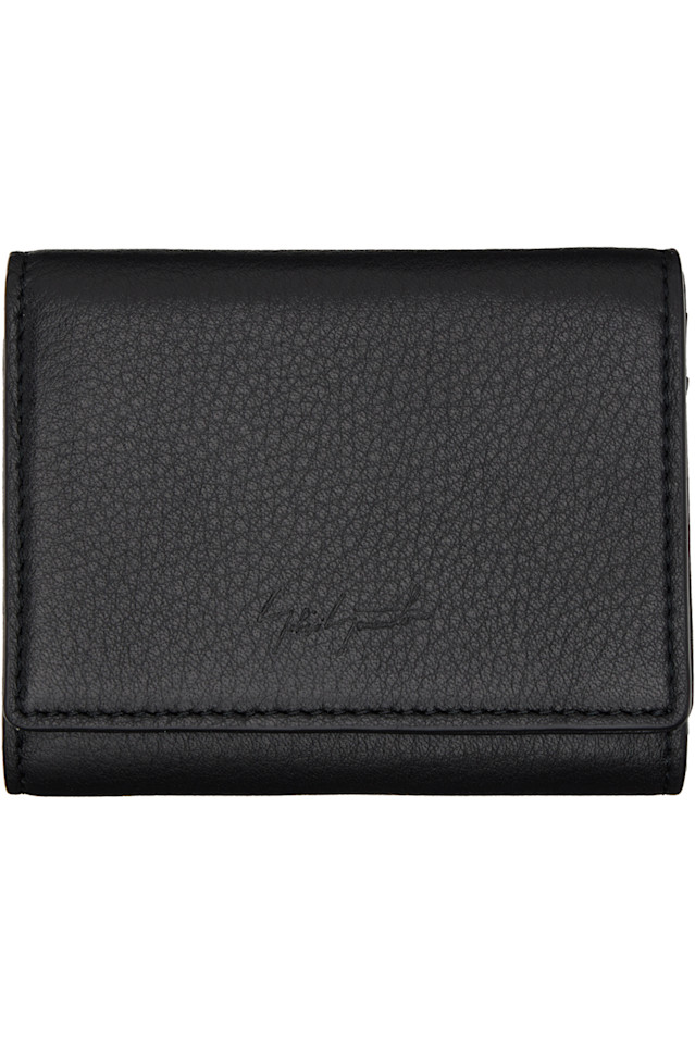 

Компактный кошелек Yohji Yamamoto, черный