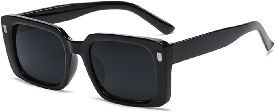 

Классические солнцезащитные очки LVTFCO маленького размера для женщин и мужчин, популярные красные прямоугольные солнцезащитные очки в стиле ретро хип-хоп, защитные очки от солнца, Black