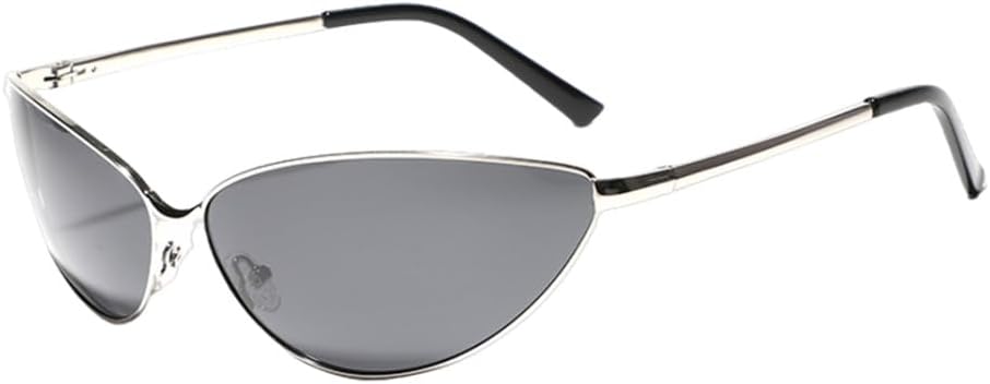 

Солнцезащитные очки унисекс «кошачий глаз» в стиле ретро, ​​2026 год, для женщин, металлическая оправа, мужские, зеленые и коричневые солнцезащитные очки MTZJH, One Color