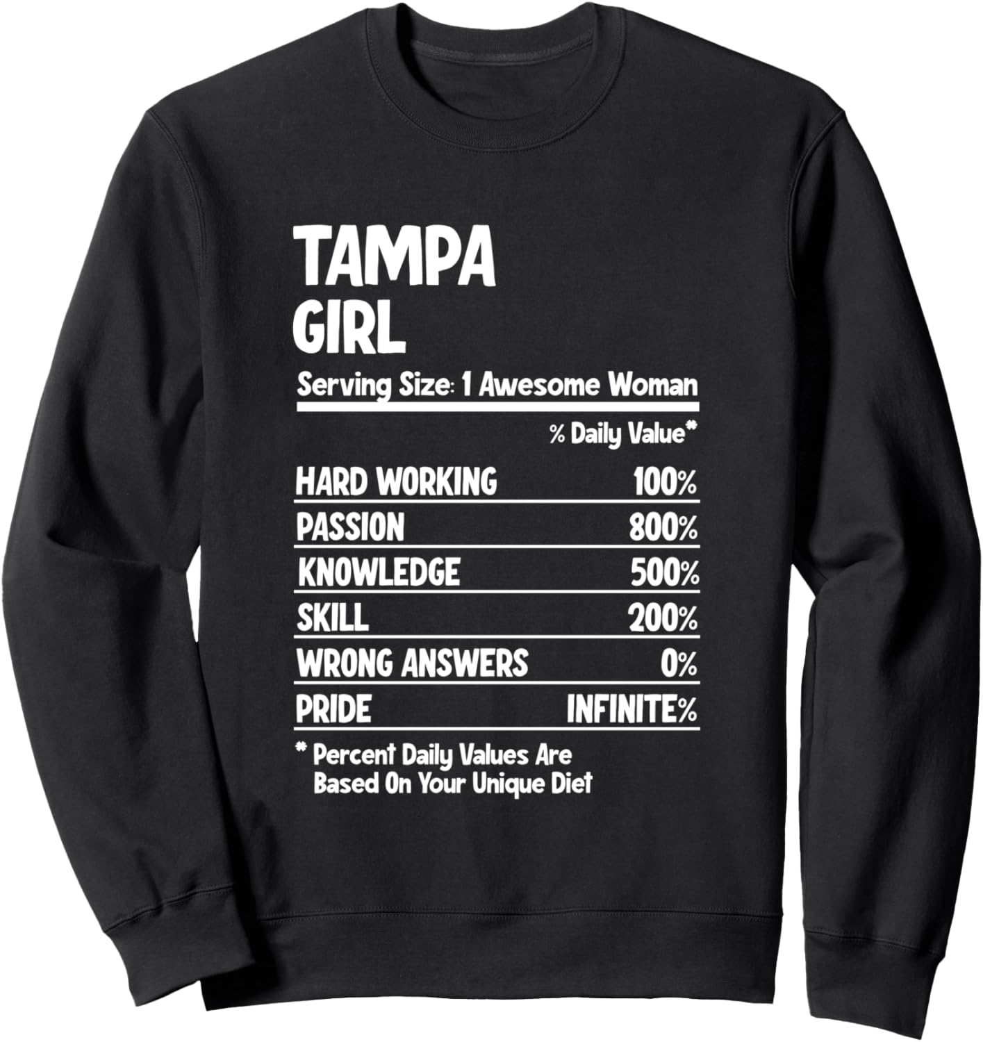 

Толстовка с надписью «Девушка из Тампы» Tampa, черный