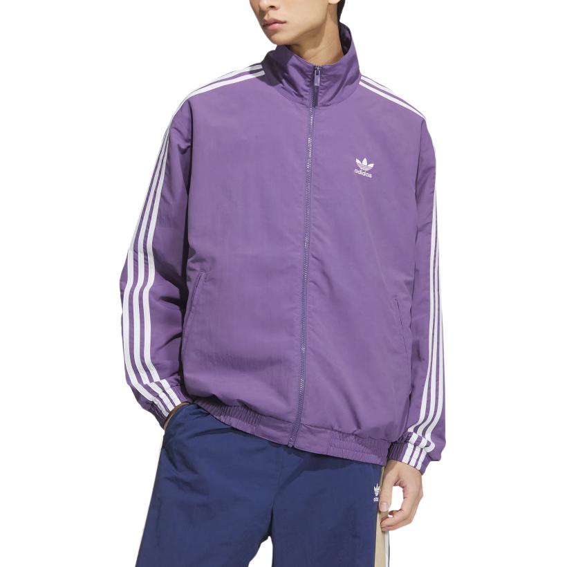 Adidas Originals Курка FirebirdTRACK TOP мужская технологичная фиолетовая, Technology Purple — фото 3