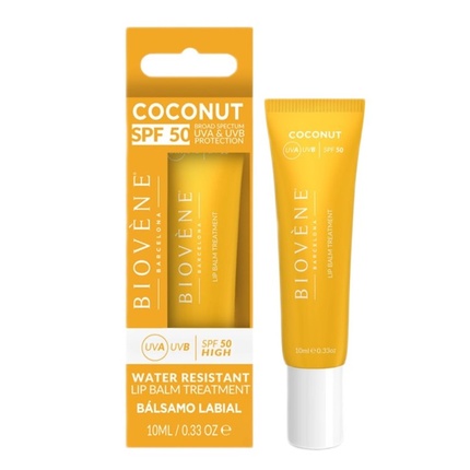 

Бальзам для губ Coconut Spf50 10 мл - защитите свои губы этим питательным бальзамом Biovene