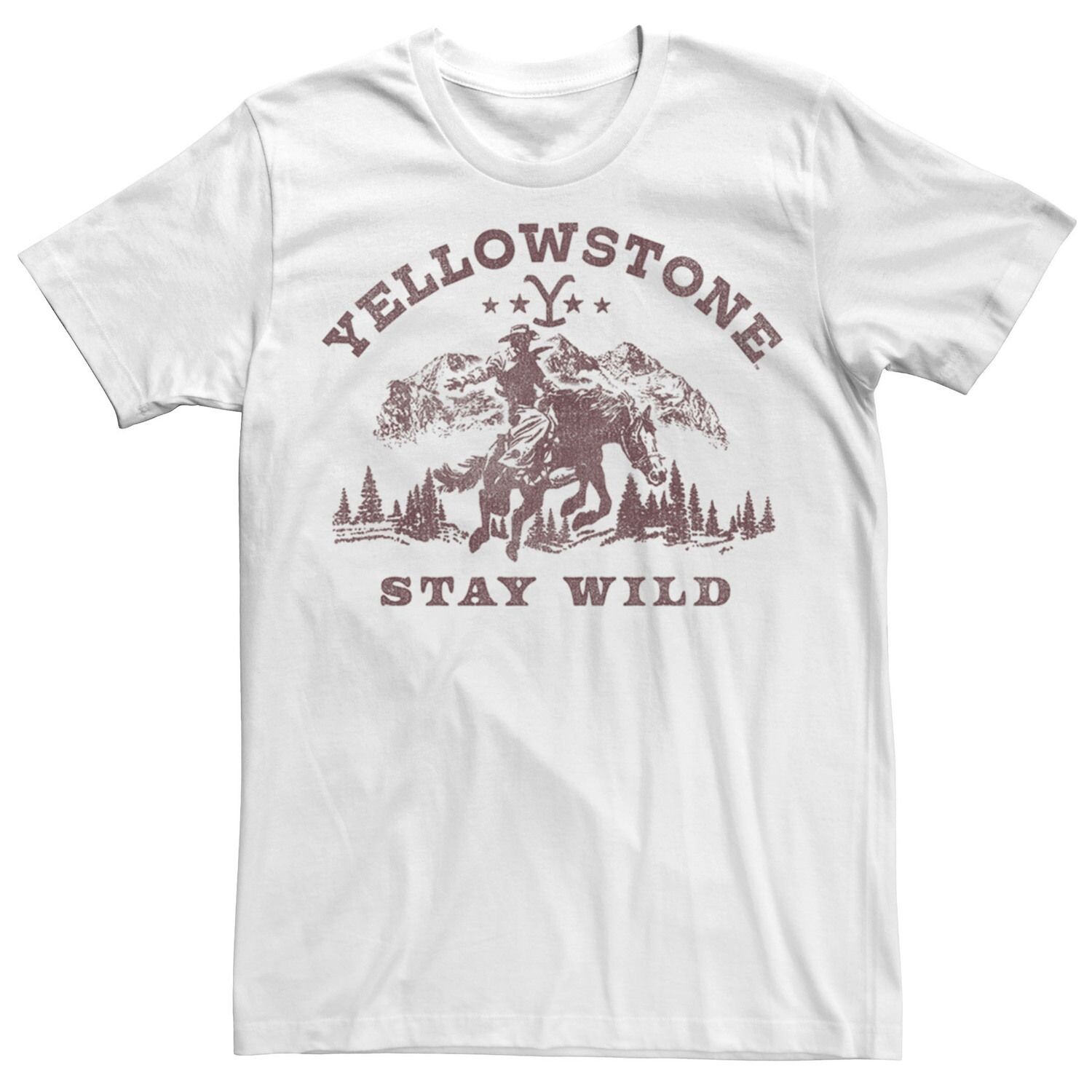 

Мужская футболка Yellowstone Stay Wild Licensed Character