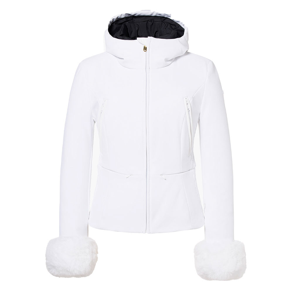 

Утепленная лыжная куртка Goldbergh Eleganza с искусственным мехом (женская), White