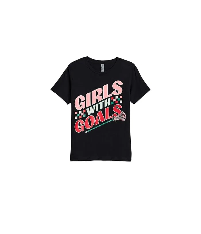Футболка для лакросса с принтом Girls With Goals ChalkTalk SPORTS, Black