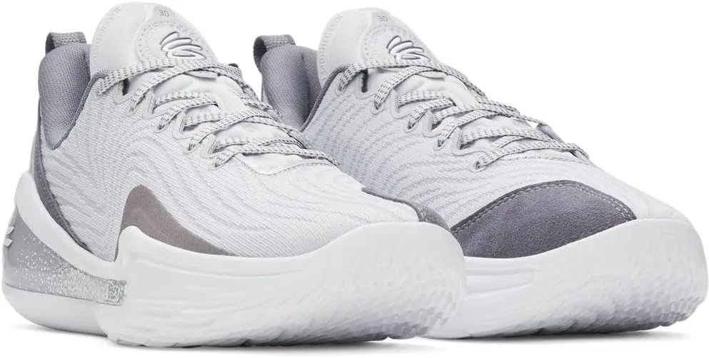 Баскетбольные кроссовки Under Armour Curry 12 Team унисекс - улучшенная посадка и поддержка, Halo Graytitan Gray — фото 4