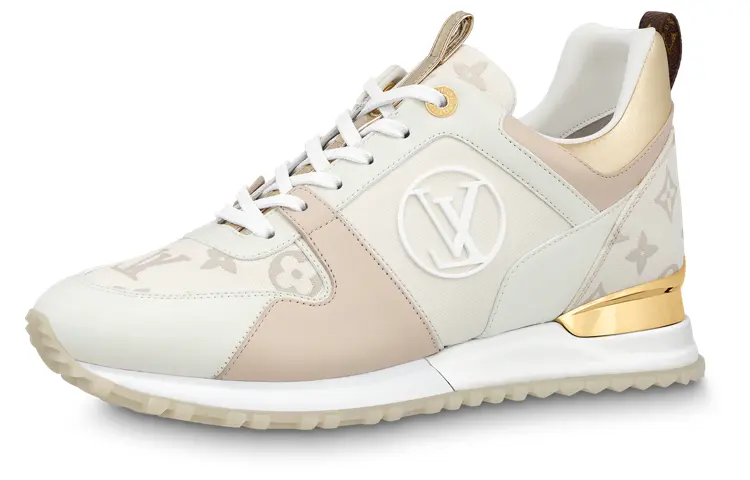 Кроссовки Louis Vuitton Run Away Women, бежевый/белый