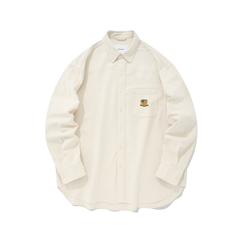 

COVERNAT Рубашка унисекс бежевая