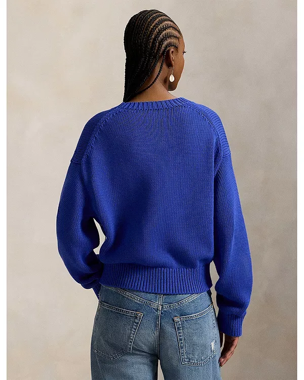 Свитер с круглым вырезом Ralph Lauren, Blue — фото 3