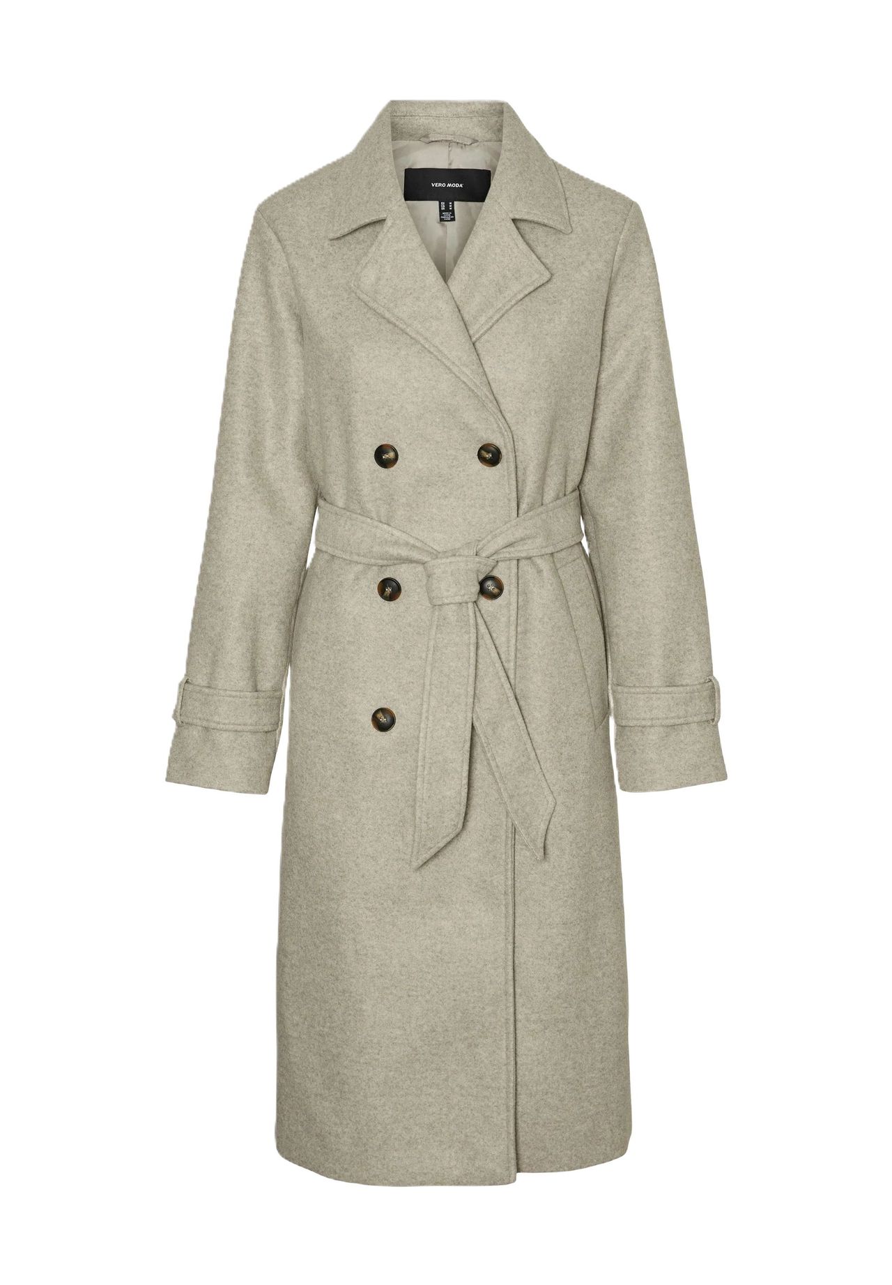 

Тренч "Фортуна", воротник с лацканами, женский VERO MODA, цвет 192623001 Silver