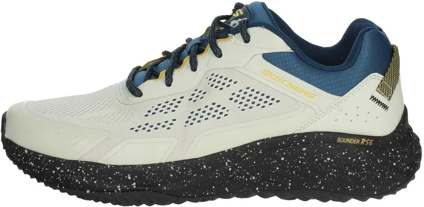 Мужские кроссовки Skechers Bounder Rse, Natural Duraleather Mesh Multi Trim