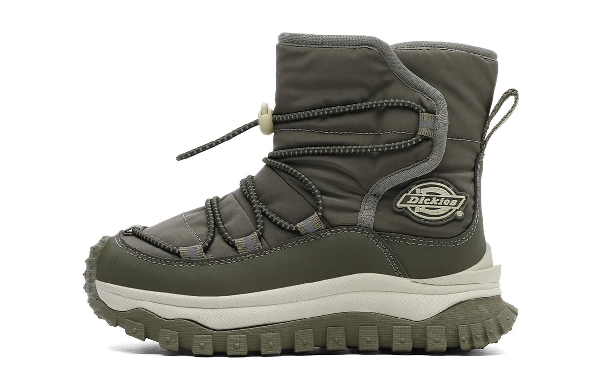 

Противоскользящие, противоударные, износостойкие, с отскоком, термостойкие, увеличивающие рост, детские ботинки Dickies, серебряный