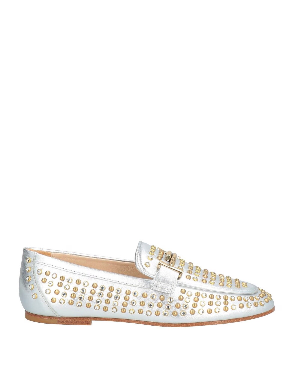 Лоферы Tod'S, серебро