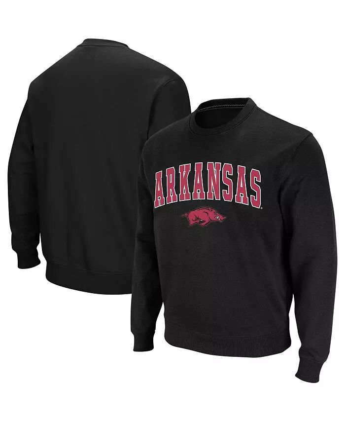 

Мужская толстовка Arkansas Razorbacks с круглым вырезом и логотипом Colosseum, черный
