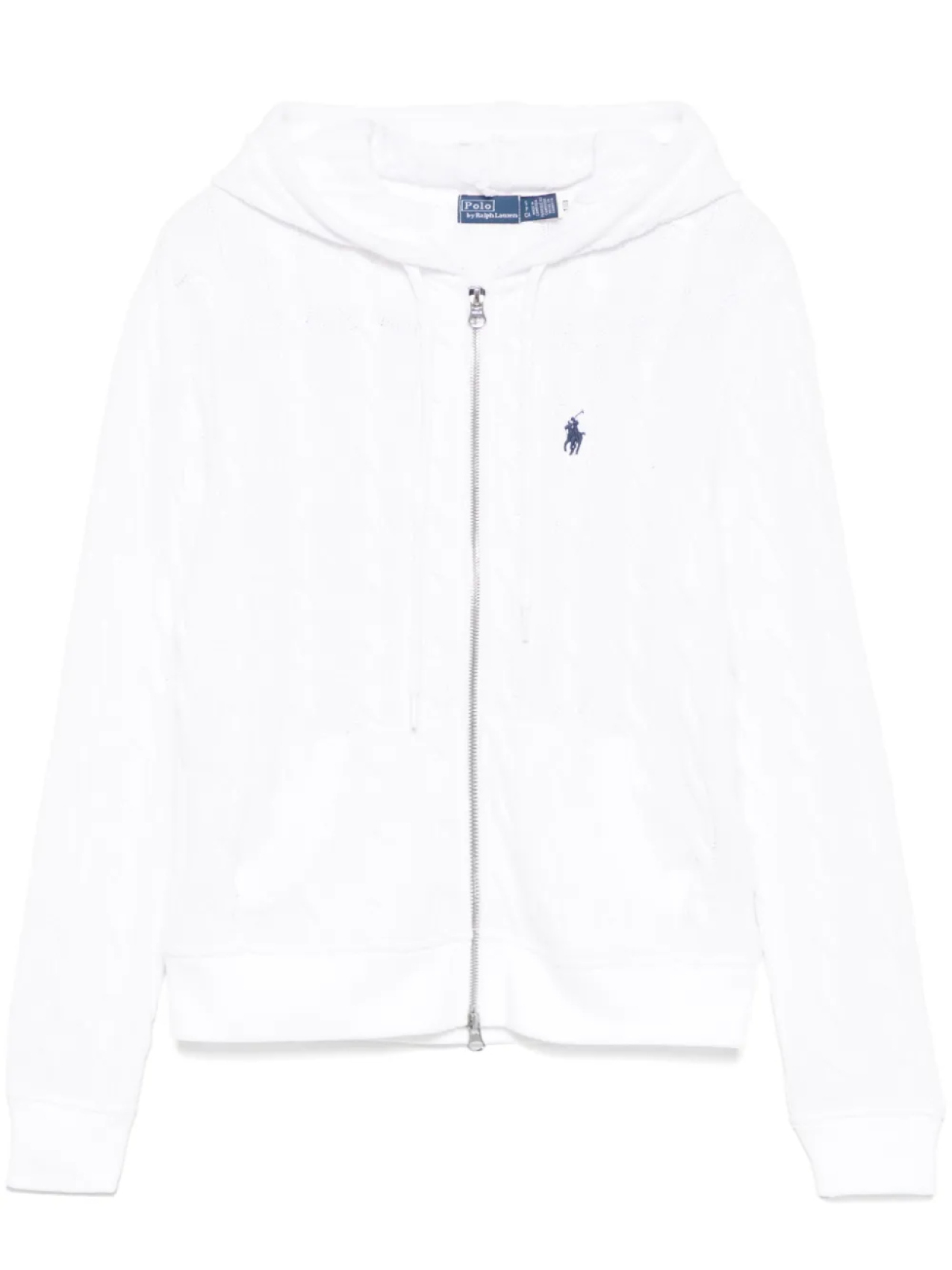 

Кардиган фактурной вязки с капюшоном Polo Ralph Lauren, белый