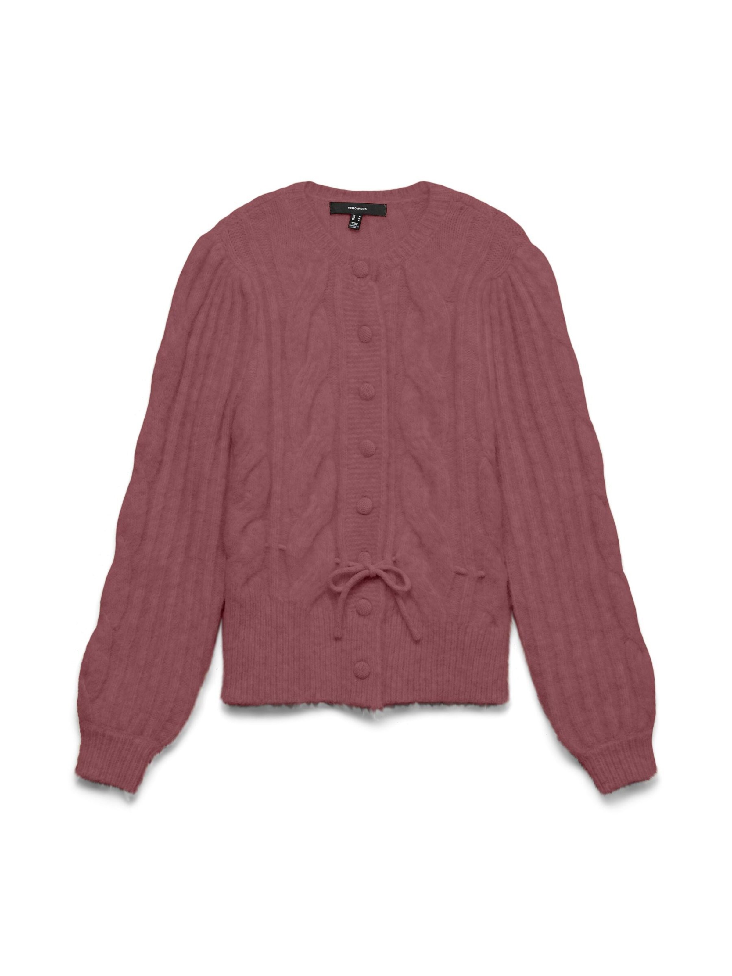 

VERO MODA Кардиган 'VMLISA' вязаный, цвет Auburn