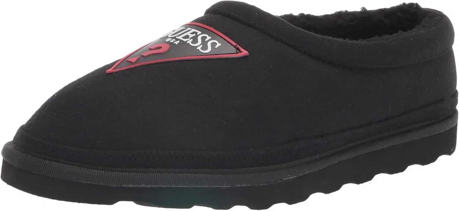 Тапочки мужские Guess, Black Multi Fabric