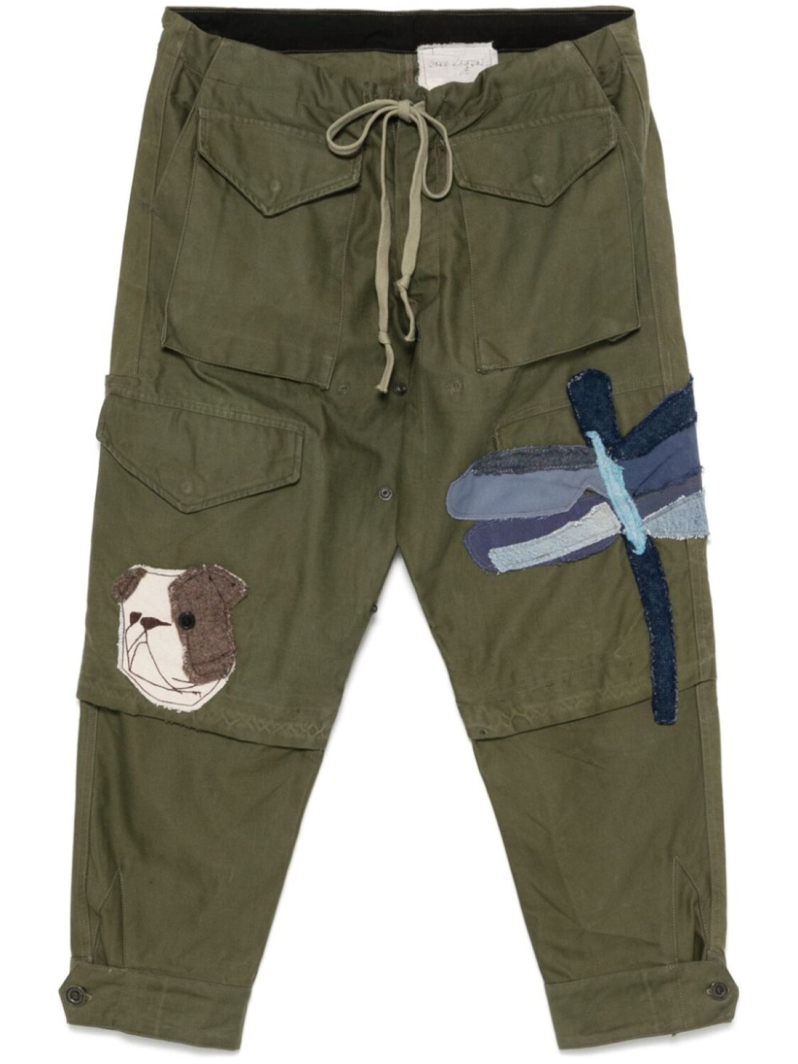 

Штаны-карго Scraps Army GL Greg Lauren, зеленый